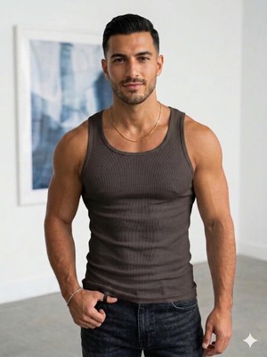 Moda Essential Fit Pamuklu Ribana Atlet