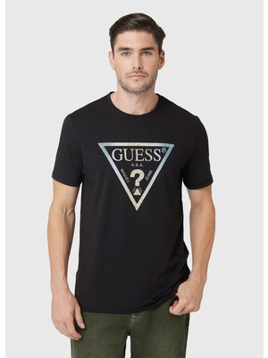 Guess Üçgen Logolu T-Shirt M4BI35J1314