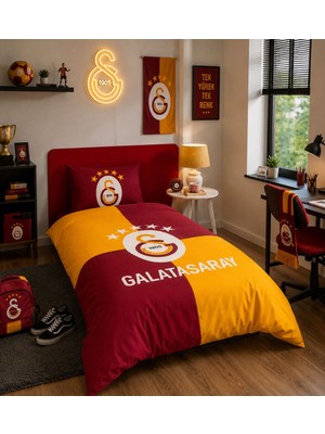 Taç Yeni Sezon Lisanslı Galatasaray Efsane Tek Kişilik Nevresim Takımı