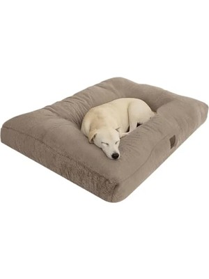 Esplendor Ultra Yumuşak Peluş Kedi ve Köpek Yatağı, Vizon Renk, Large