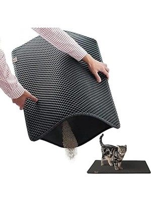 Esplendor Kedi Tuvalet Önü Paspası, Kolay Temizlik Için Tasarlanmış
