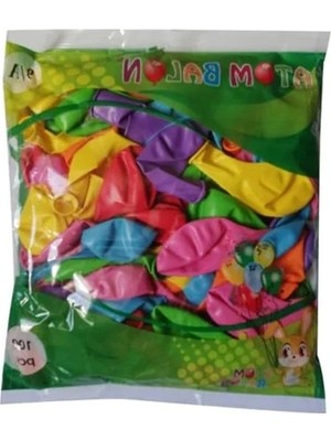 Esplendor 100'LÜ Karışık Renkli Balon Seti - Parti ve Eğlence Için