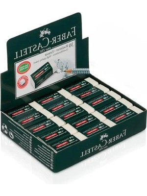 Esplendor Beyaz Silgi - Faber Castell, 30 Lu Paket
