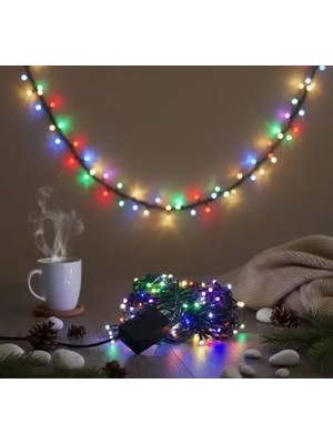 Mossem LED Damla Uçlu Rgb Dekoratif Işık 10 Metre 100