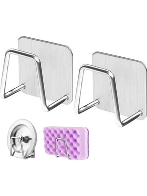 Esplendor Metal Bulaşık Sungeri Askısı, Paslanmaz ve Dayanıklı Tasarım