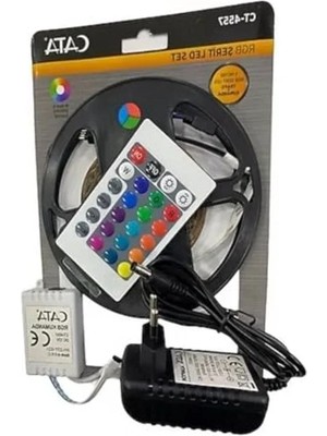 Esplendor Rgb Şerit LED Seti, Uzunluk 5 Metre ve Renk Değiştirme Özellikli