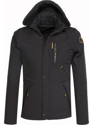 Elenax Brand Erkek Softshell Su ve Rüzgar Geçirmez Mont