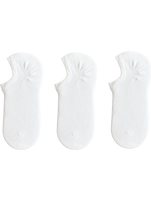 QUALITY WALKING Monochrome Series Sneaker Çorap 3'lü Set