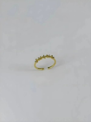 Renas Store Ayarlanabilir Zirkon Taşlı Pirinç Bijuteri Yüzük - YZ0144-1