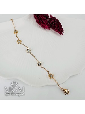 Renas Store Taşlı Çelik Bileklikler 16+5 cm Uzatma Payı - KBL0134