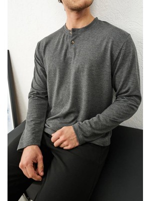 Moda Atlas Henley Sweatshirt