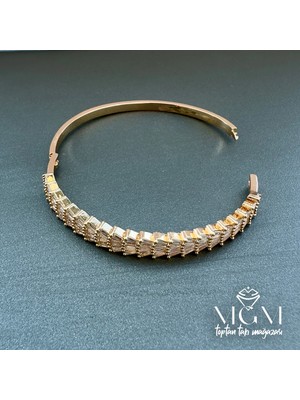 Renas Store Zirkon Baget Taşlı Bileklik - KBL0020