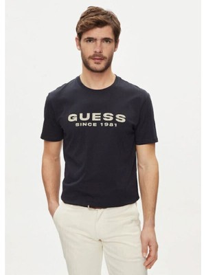 Guess Kendinden Desenli T-Shirt M4GI61J1314