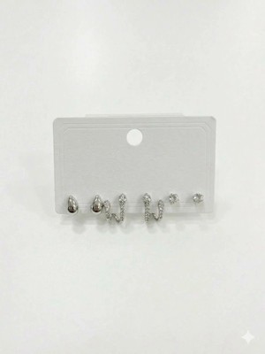 Renas Store Yılan Detaylı Altılı Küpe - KP00609