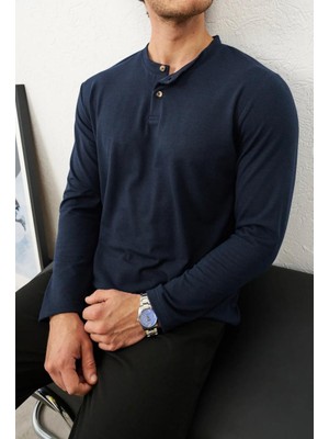 Moda Atlas Henley Sweatshirt