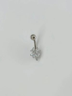 Renas Store Çiçek Detaylı Göbek Piercing - PG0081