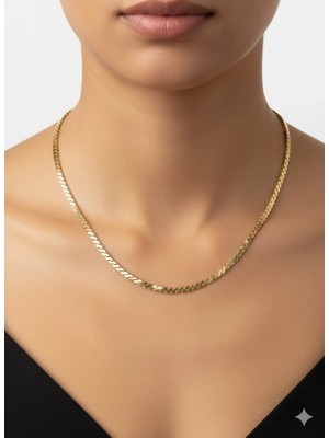 Renas Store Kaplama Zincir Pirinç cm Kolye Zincir 60 cm - KL0253