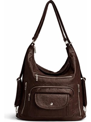 PaminBags Aksesuar Paminbags Yumuşak Kumaşlı Sırt Kullanımlı Salaş 3 Çanta PMN0026