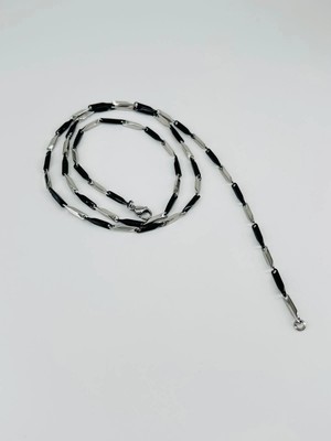 Renas Store Rodyum Çelik Erkek Kolye 60 cm - EKL0025