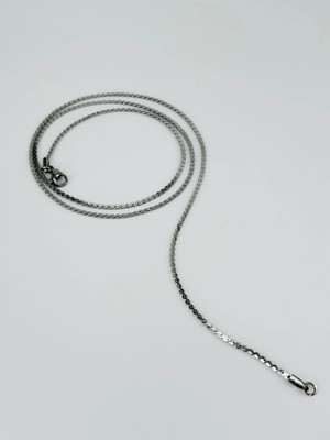 Renas Store Rodyum Çelik Erkek Kolye 60 cm - EKL0009