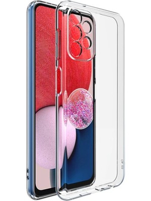 Ally Sm Galaxy A13 4g Kılıf Kamera Korumalı Ultra Ince Şeffaf SILIKON-(5775)