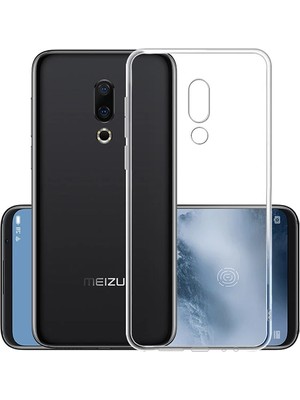 Meizu 16 Plus Kamera Korumalı Ultra Koruma Silikon KILIF-(5775)