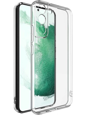 Ally Sm Galaxy S22 Plus Kılıf Kamera Korumalı Ultra Ince Şeffaf Silikon KILIF-(5775)
