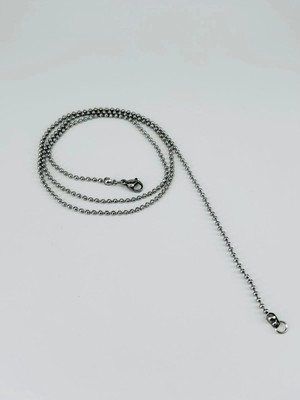 Renas Store Rodyum Çelik Erkek Kolye 60 cm - EKL0024