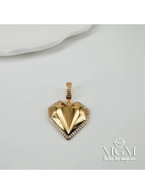 Renas Store Zirkon Taşlı Pirinç Charmlar - CHARM0008