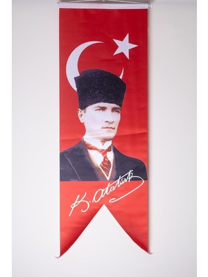 AyrStore Zc Bayrak 50X150 Kırlanğıç Atatürk Bayrağı Flama