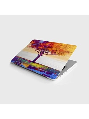 AyrStore Laptop Notebook Pc Kaplama Etiketi Ağaç Boyama