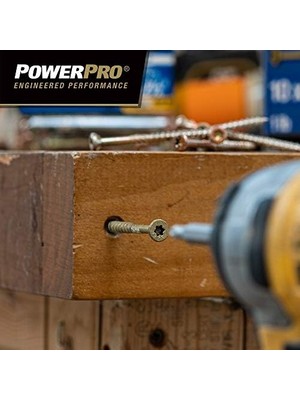 AyrStore Power Pro 48617 Ahşap Vidalar, 10 x 5 Inç, Premium Dış Mekan Güverte Vidaları, Paslanmaya Dayanıklı, Epoksi Kaplı Bronz, 5 Lb Küvet, 213 Adet