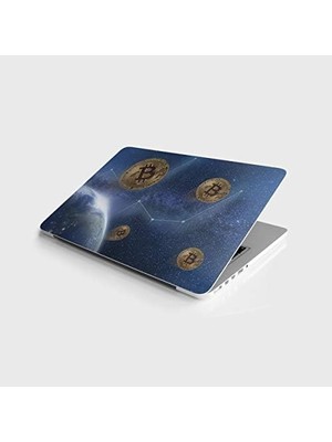 AyrStore Laptop Notebook Pc Kaplama Etiketi Kripto Dünya