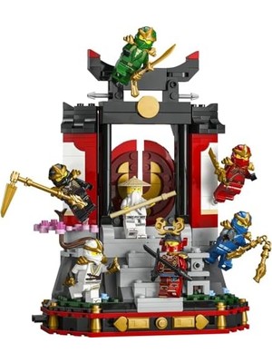 AyrStore Karakteri Sergileme Modeli 15. Yıl Dönümü 71866-14 Yaş ve Üzeri Çocuklar Için 8 Minifigür Içeren Dekoratif Sergileme Oyuncak Yapım Seti, Yaratıcı Hediye Fikri (447 Parça)