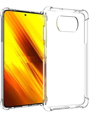 Ally Poco X3 Anti-Drop Silikon Kılıf Shockproof KILIF-(5775)