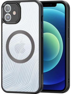 Dux Ducis iPhone 12 Aimo Series Mag Safe Premium Buzlu Sert Pc-Tpu KILIF-(5775)