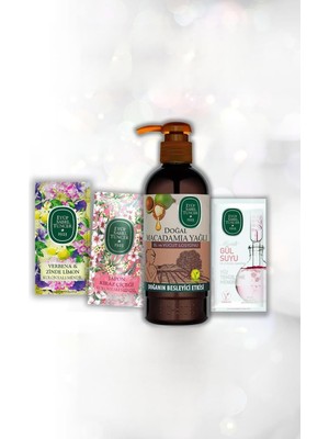 AyrStore Macadamia Losyon 280 Ml, Gül Suyu 30'lu, Verbena & Zinde 50'li, Kiraz Çiçeği 150'LI ve Rosie