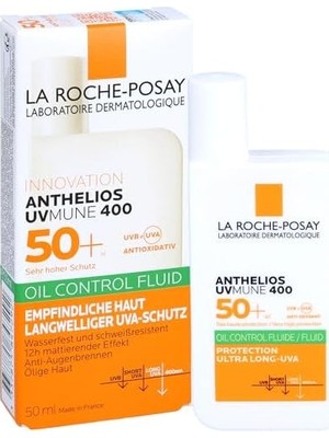 AyrStore Anthelios Oil Control Fluid Spf 50+ Akışkan Yüz Güneş Kremi 50 ml