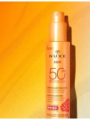 AyrStore Nuxe Sun Spray Fondant Güneş Koruyucu Yüz ve Vücut Sütü Spf 50 150 ml