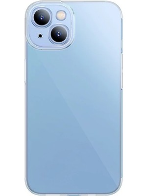 Baseus Simple Case iPhone 14 6.1 Kamera Korumalı Ince Silikon Şeffaf KILIF-(5775)