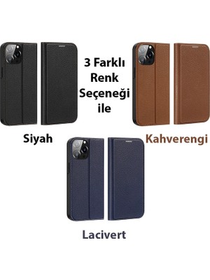 Dux Ducis iPhone 14 Pro 6.1 Kılıf Skin X2 Series Pu Deri Manyetik Kapaklı Kılıf Magnetic Folio
