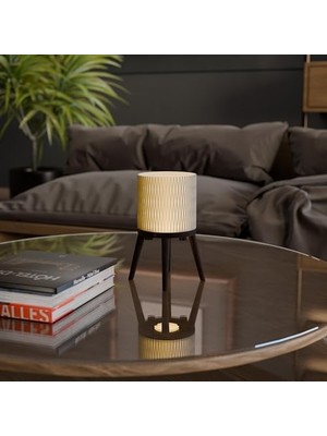 AyrStore Modern Masa Lambası – Iskandinav Tasarım Renk Geçişli | Yatak Odası & Ofis Için Dekoratif Aydınlatma | E14 Duylu Minimalist Lamba