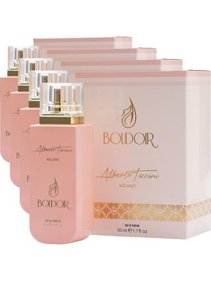 AyrStore Alberto Taccini Boudoir Kadın Parfümü 50 ml 1 Paket (1 x 50 Ml) (4 Paketi)