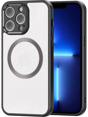 Dux Ducis iPhone 13 Pro Aimo Series Magsafe Premium Buzlu Sert Pc-Tpu KILIF-(5775)