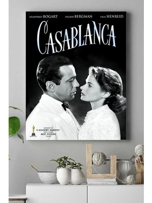 AyrStore (PSTER15513) Casablanca Film Afişi Kanvas Tablo 5 40 x 60