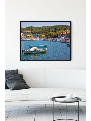 AyrStore (PSTER10011) Ayvalık Manzara Çerçeveli Tablo 3 (40X50CM)