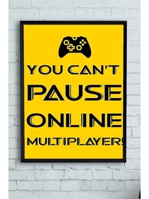 AyrStore (PSTER21515) Tasarım Gamer Oyun Çerçeveli Tablo (50X70CM)