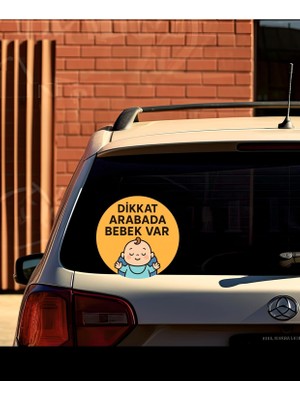 Dikkat Arabada Bebek Var Araba Etiketi &