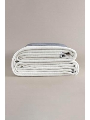 AyrStore Battaniye Soft Pamuklu Tek Kişilik Battaniye Krem 150 x 200 5014A Tek Kişilik Krem