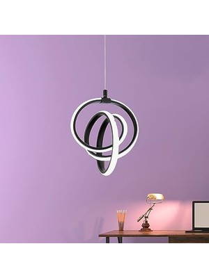 AyrStore Modern LED Sarkıt Avize – 23X80 cm Ayarlanabilir Gövdeli, 24W 6500K Beyaz Işık, Power LED Teknolojili, Siyah Gövdeli Şık Aydınlatma Armatürü Salon ve Mutfak